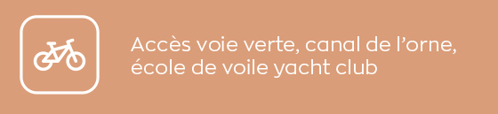 Accès voie verte- Agathe appartement